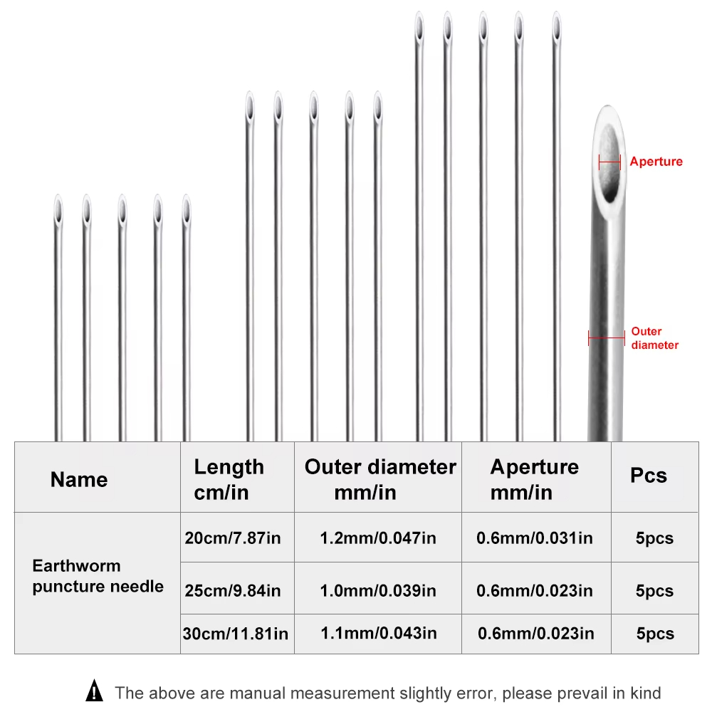 Fishing Equipment Carp - Earthworm Hooking Needle Stainless Steel Earthworm