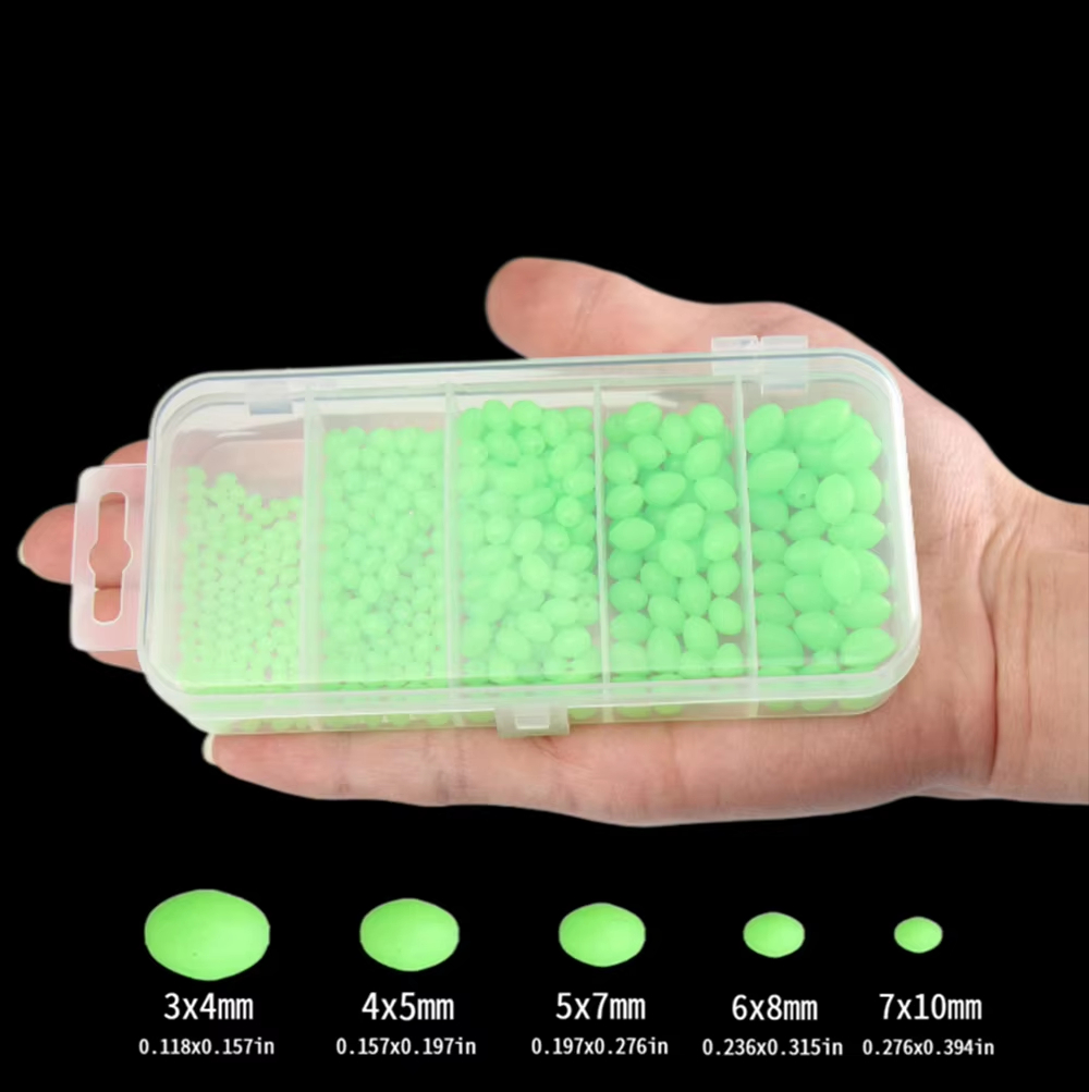 Fishing Equipment On Sale - 375Pcs/Set Night Luminous Fishing Hard Beads