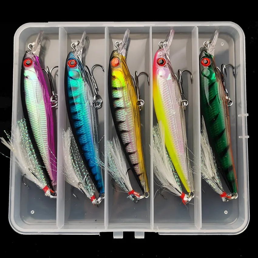 Fishing Equipment Carp - 5pcs/box Laser 3D Eyes Bionic Minnow