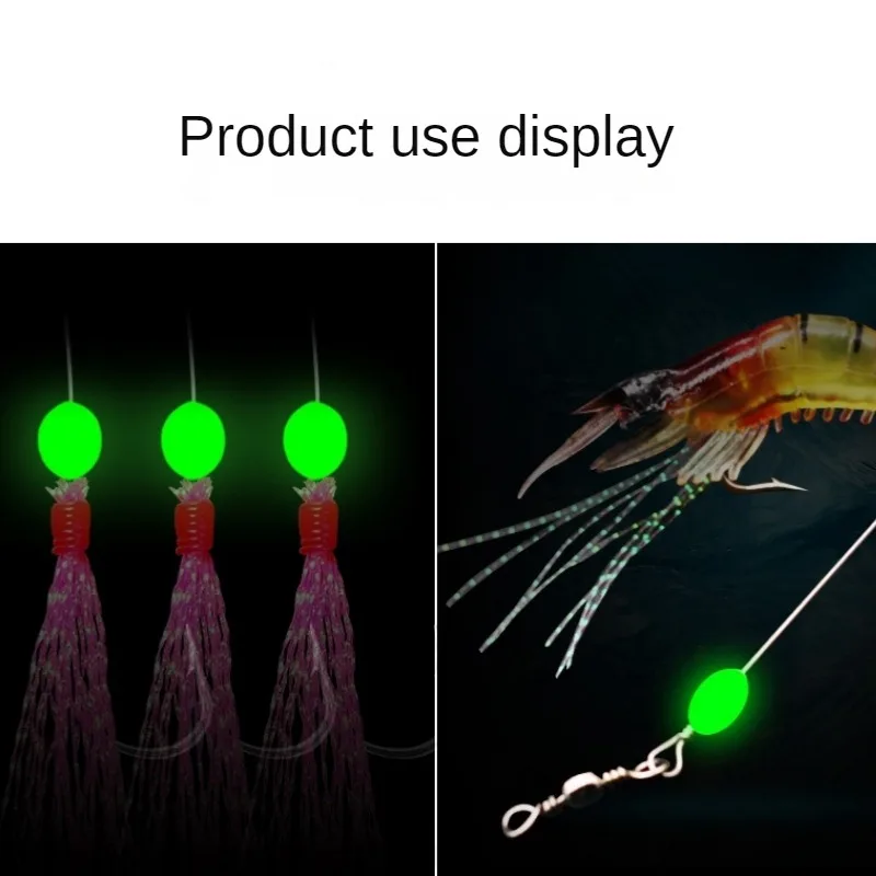 100pcs/lot Oval Night Luminous - Fishing Equipment Tools recension och pris