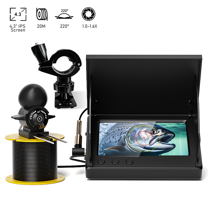 4.3'' LCD Portable Fish Finder - Underwater Fishing Camera recension och pris