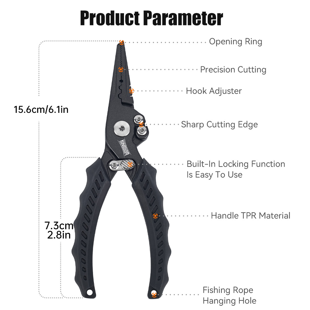 Kingdom Fishing Pliers Multifu - Fishing Equipment Tools recension och pris