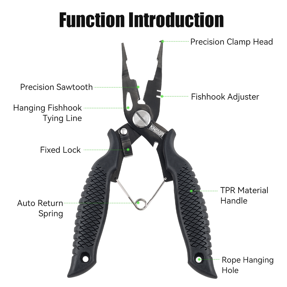 Kingdom Fishing Pliers Multifu - Fishing Equipment Tools recension och pris