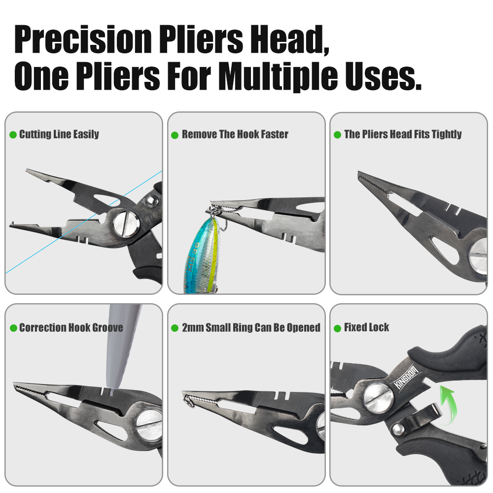 Kingdom Fishing Pliers Multifu - Fishing Equipment Tools recension och pris