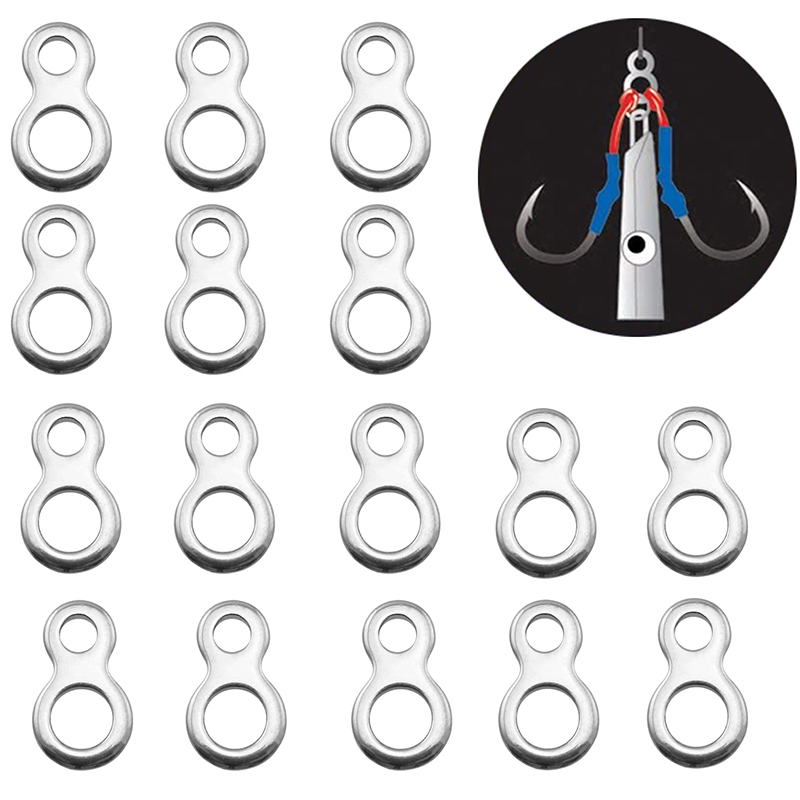 10-50Pcs Stainless Steel Fishi - Fishing Equipment On Sale recension och pris