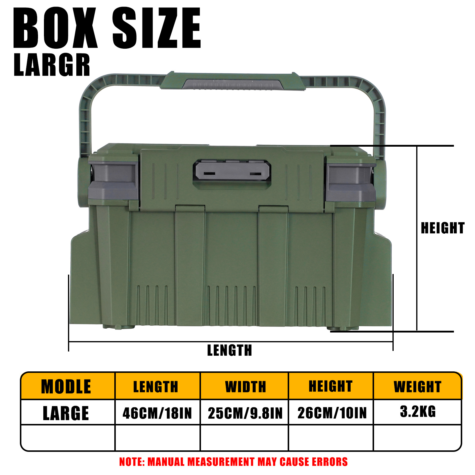 New Large Fishing Box Suit 19. - Quality Fishing Equipment recension och pris