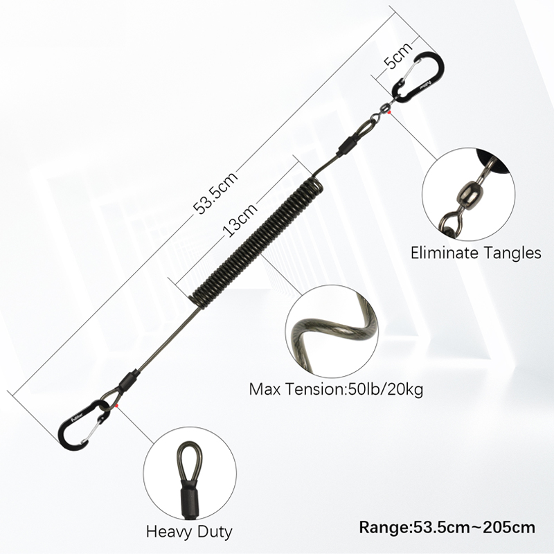 fishing tools Coiled Lanyards  - Fishing Equipment Tools recension och pris
