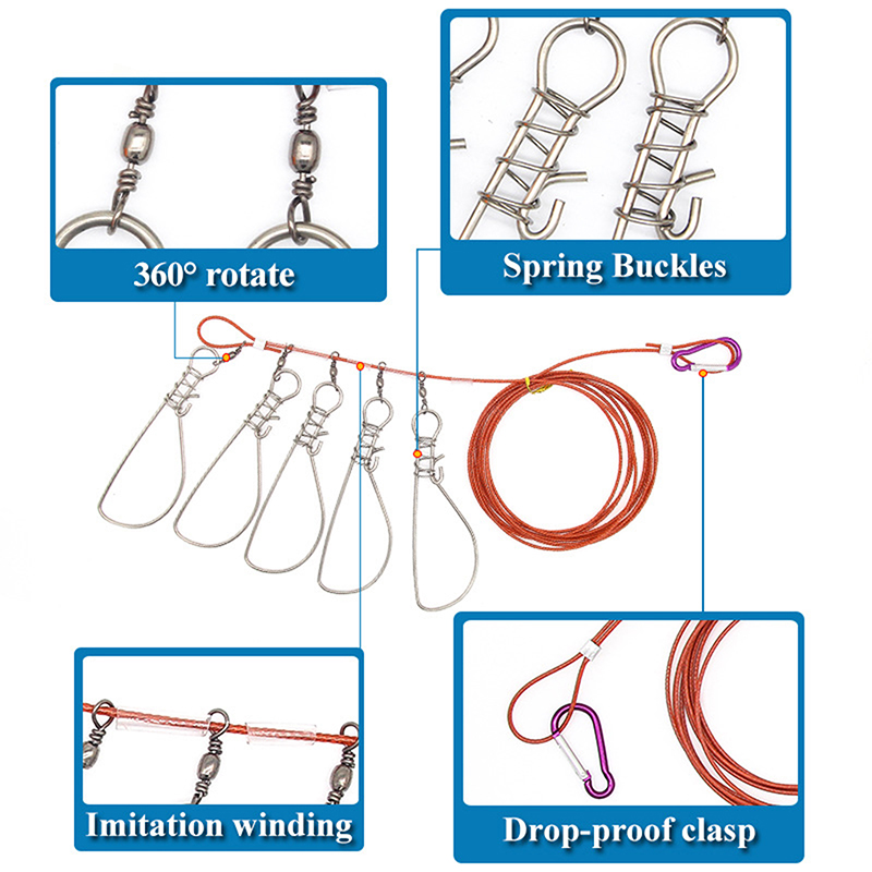 New【Stainless Steel Fishing Lo - Fishing Equipment Tools recension och pris