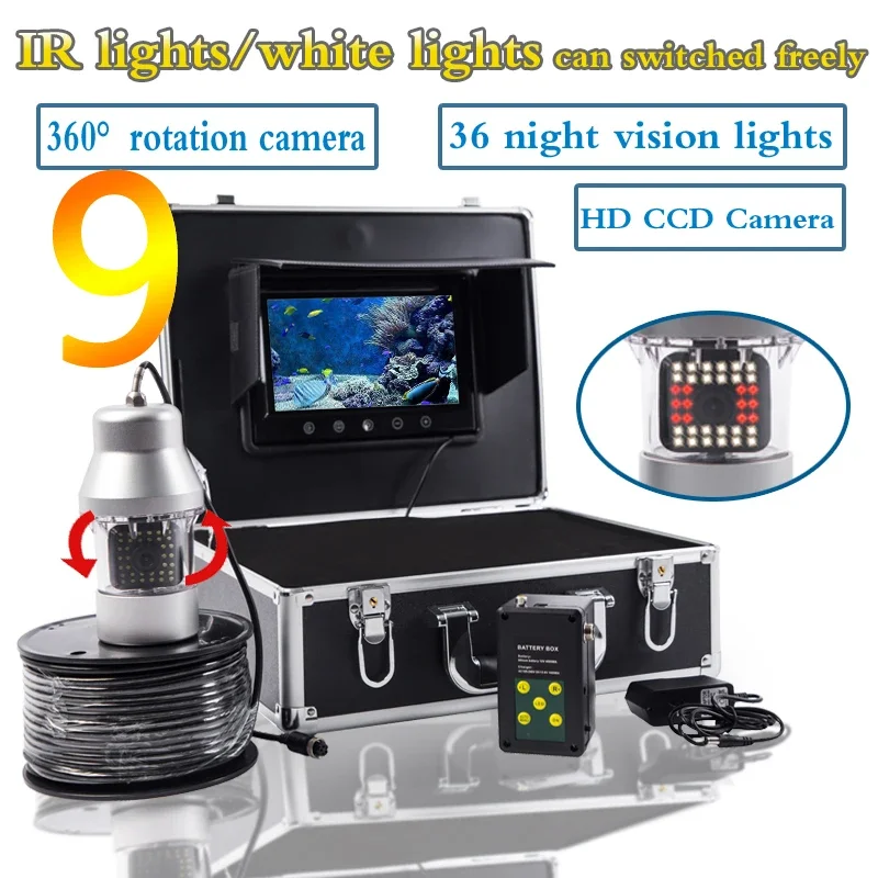Fish finder F08A 9inch Underwa - Underwater Fishing Camera recension och pris
