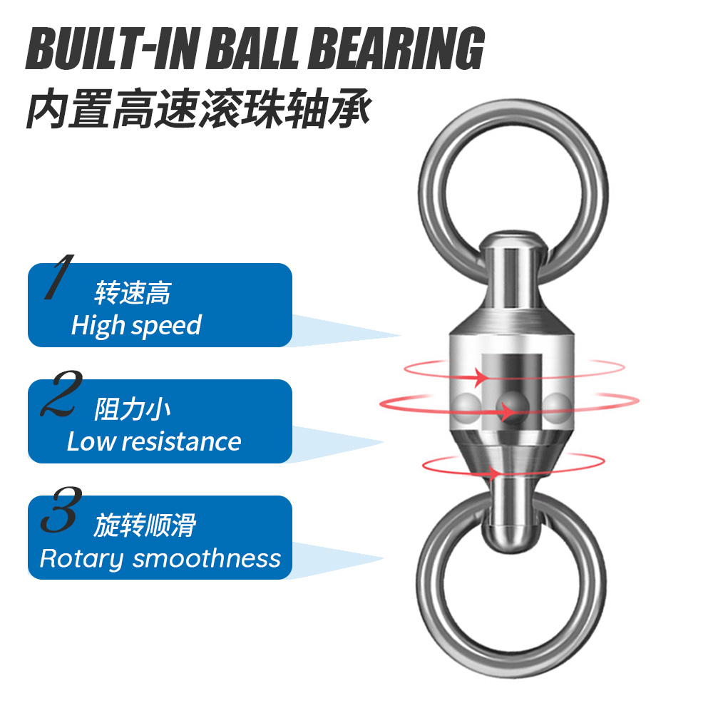 JIGGINGPRO Ball Bearing Swivel - Fishing Equipment On Sale recension och pris