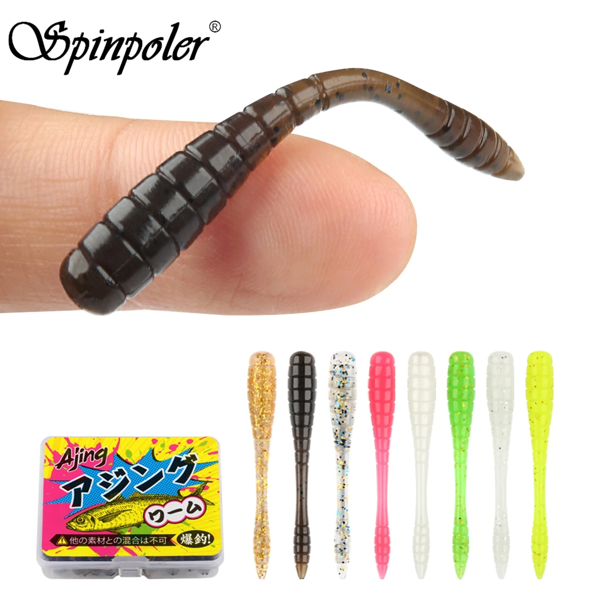 Spinpoler TPR Ajing Soft Lures - Quality Fishing Equipment recension och pris