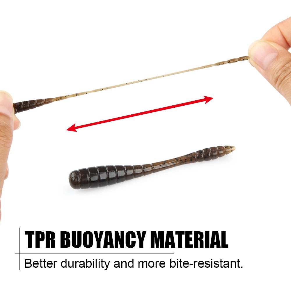Spinpoler TPR Ajing Soft Lures - Quality Fishing Equipment recension och pris