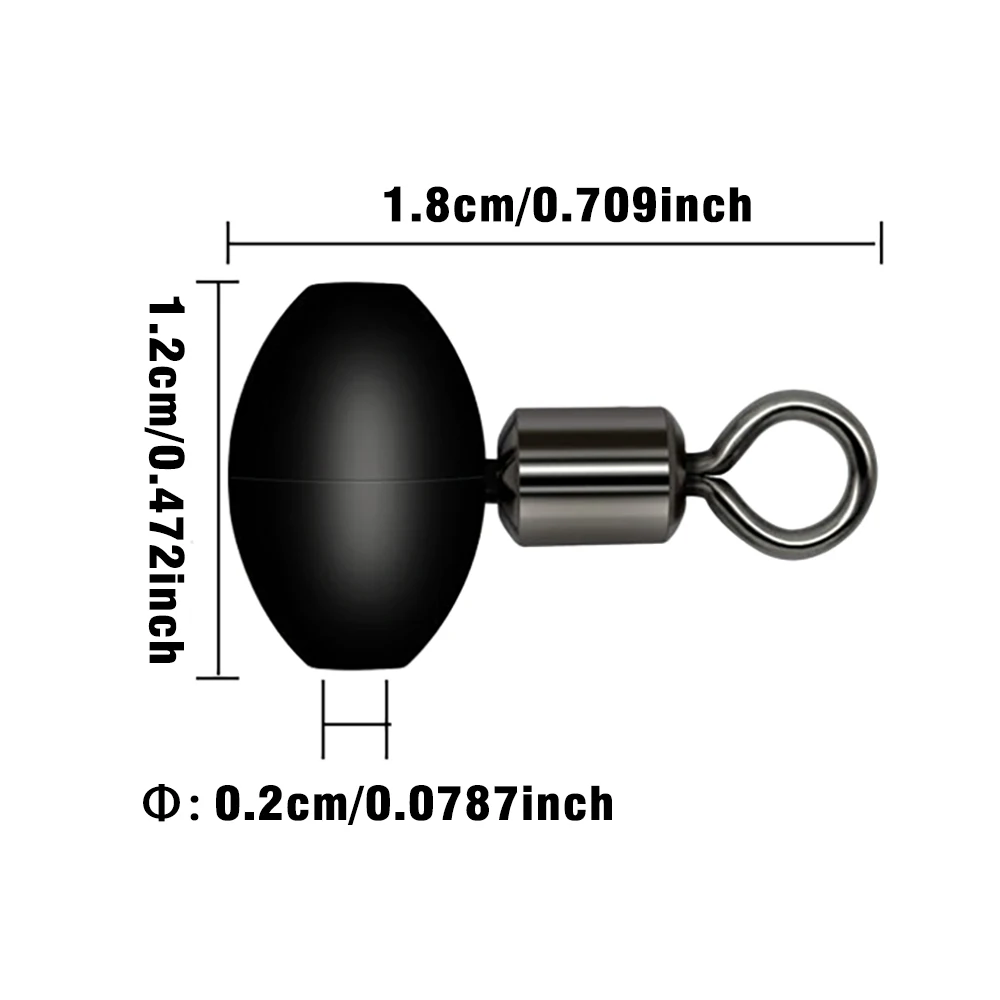 MNFT 10Pcs Pulley Swivel Rig B - Fishing Equipment On Sale recension och pris