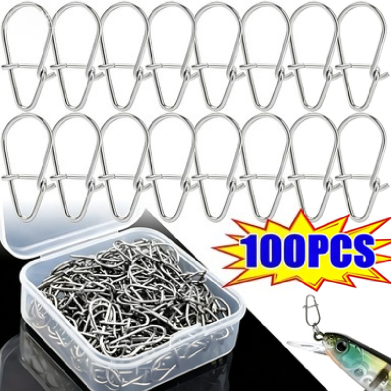 100PCS Stainless Steel Fishing - Fishing Equipment Tools recension och pris