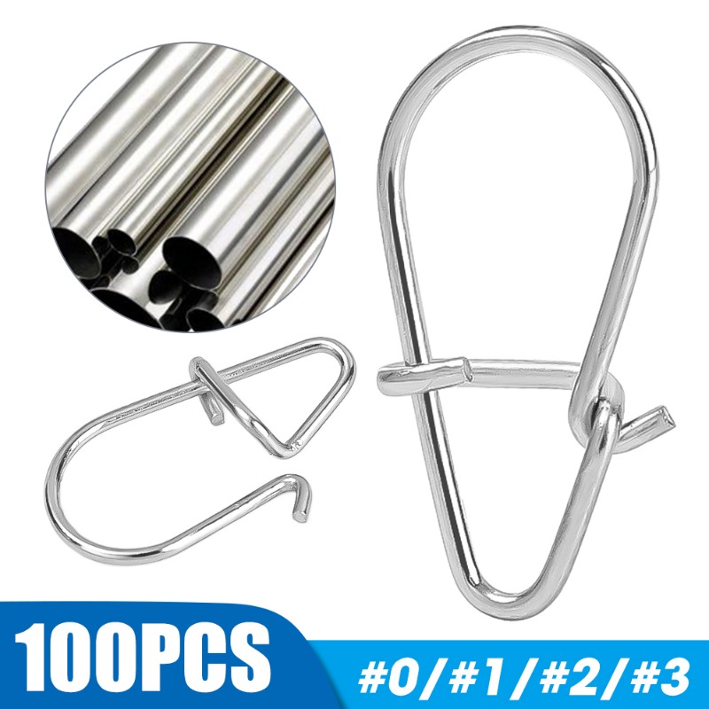 100PCS Stainless Steel Fishing - Fishing Equipment Tools recension och pris